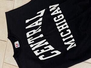 Vintage USA Fleece Sleeveless Sweatshirt ‘Central Michigan’